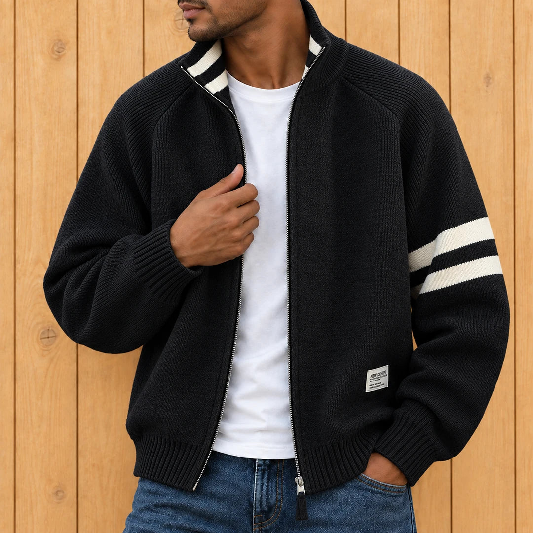 Textured Stripe Jacket