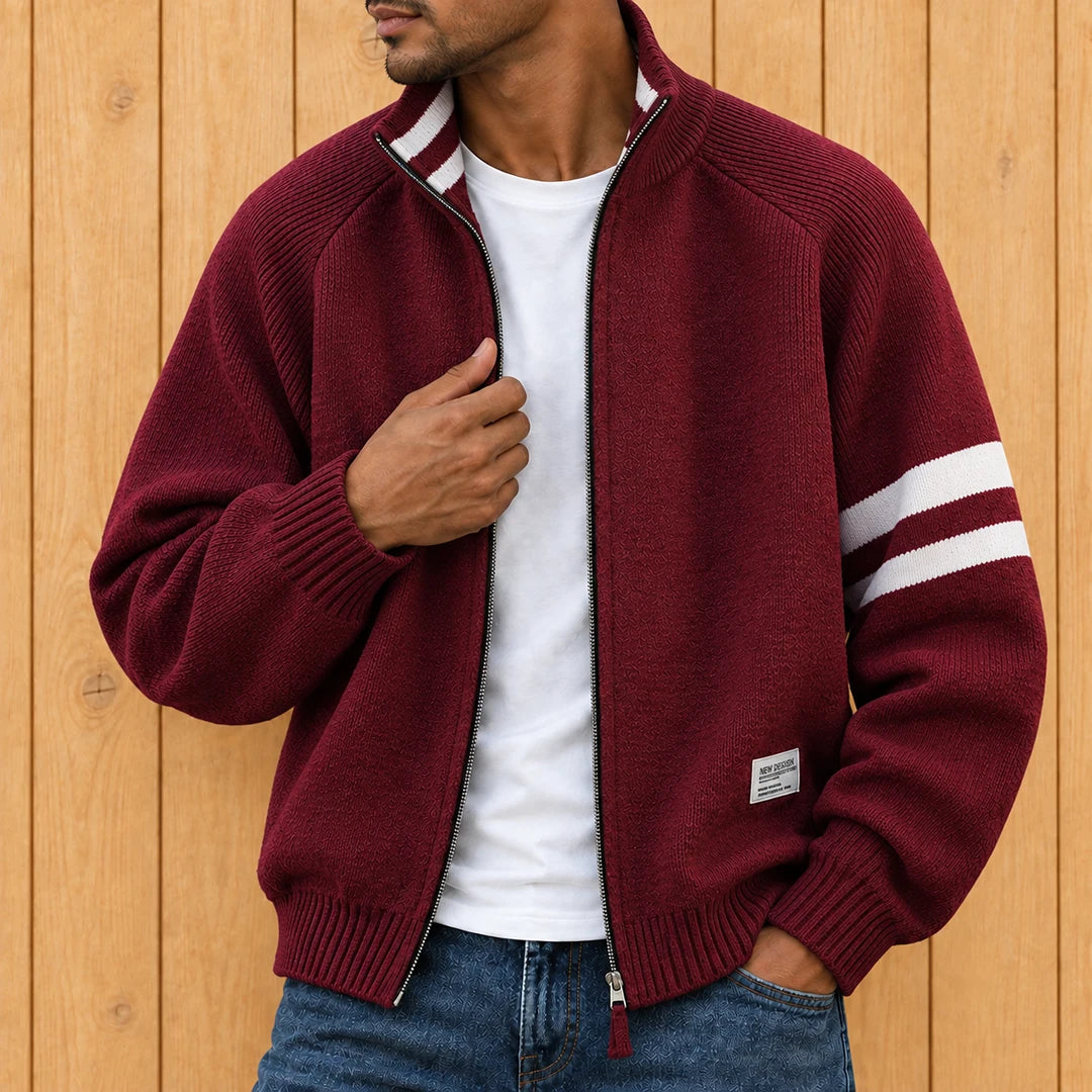 Textured Stripe Jacket