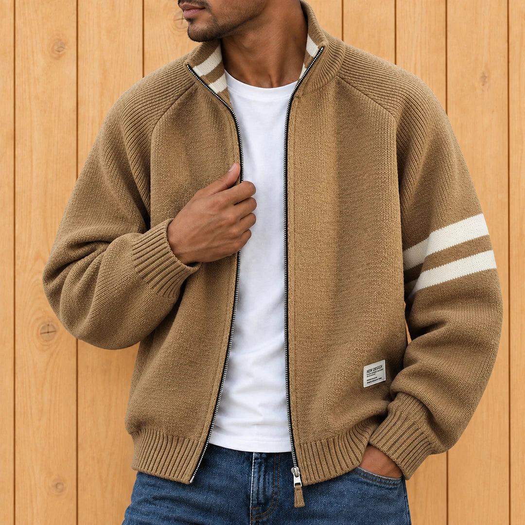 Textured Stripe Jacket