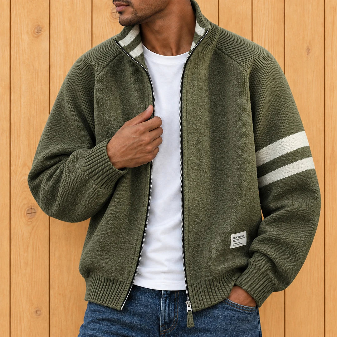 Textured Stripe Jacket