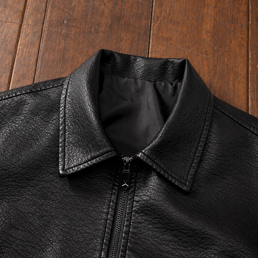 Textured Zip Front Jacket
