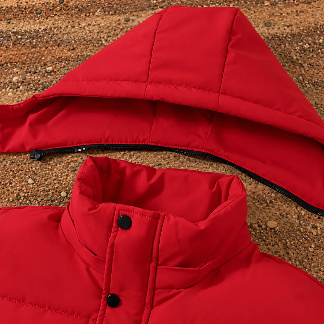 Thick Detachable Hood Jacket