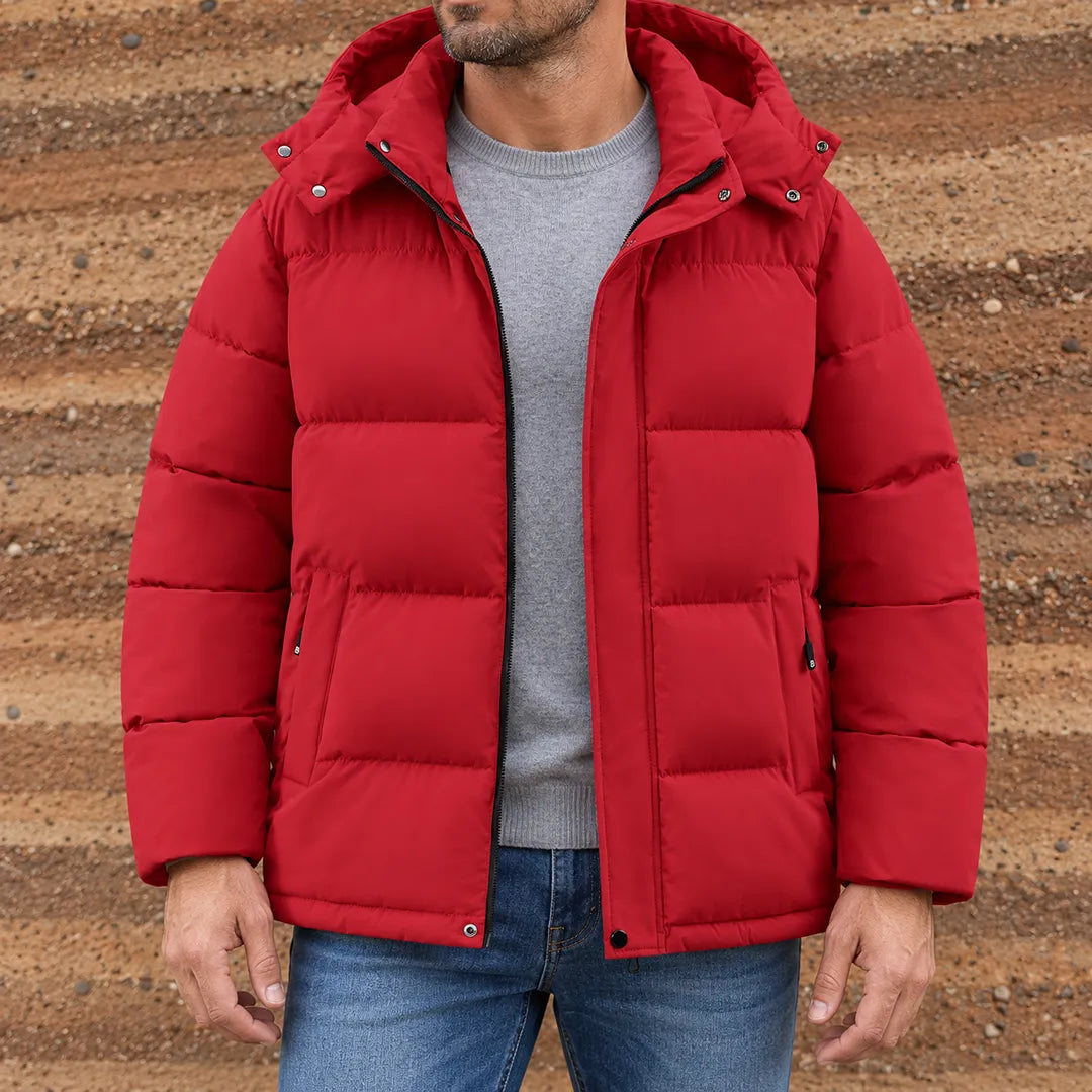 Thick Detachable Hood Jacket