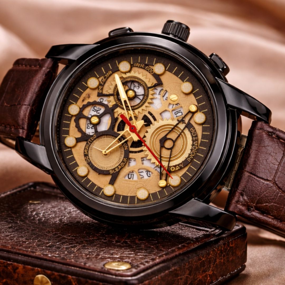 Luxury Skeleton Watch