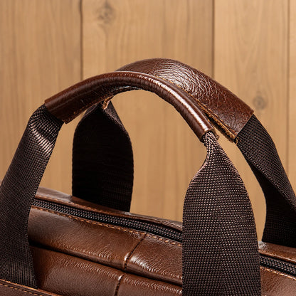Vertical Leather Crossbody Bag