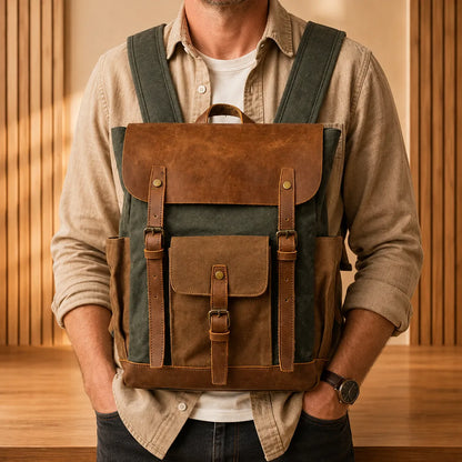 Vintage Canvas Backpack