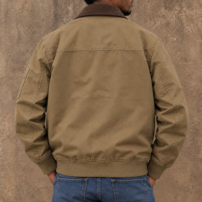 Vintage Casual Bomber Jacket