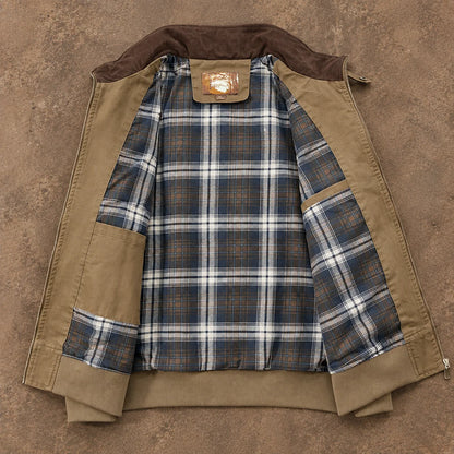 Vintage Casual Bomber Jacket