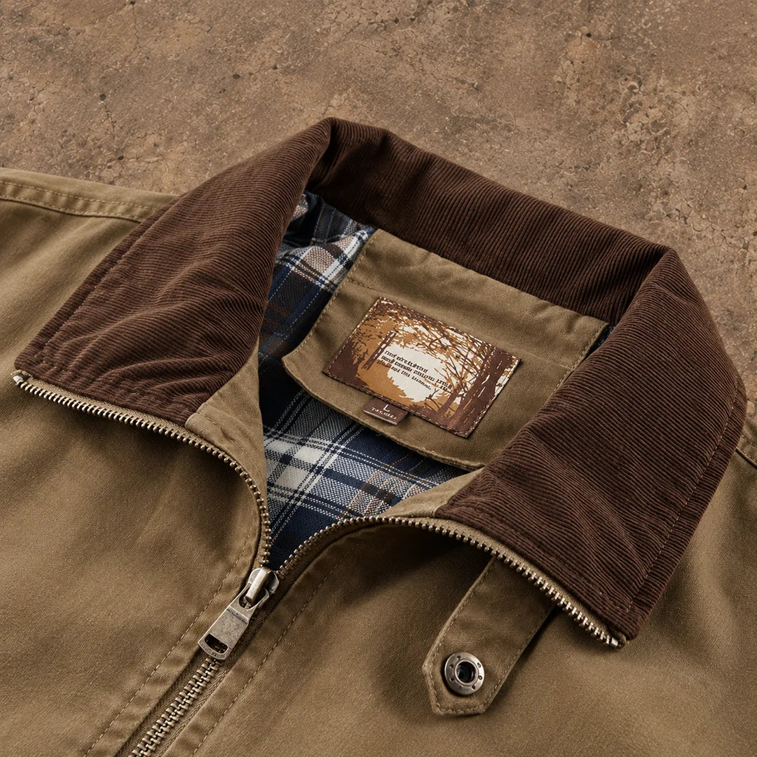 Vintage Casual Bomber Jacket