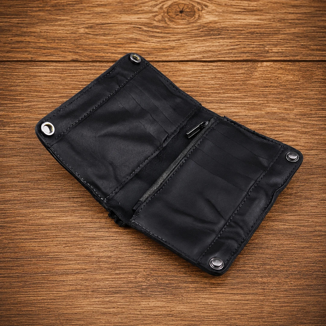 Vintage Leather Organizer Wallet
