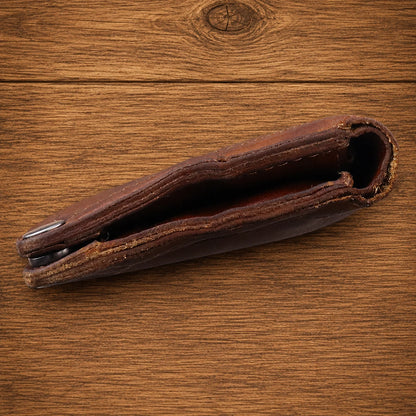 Vintage Leather Organizer Wallet
