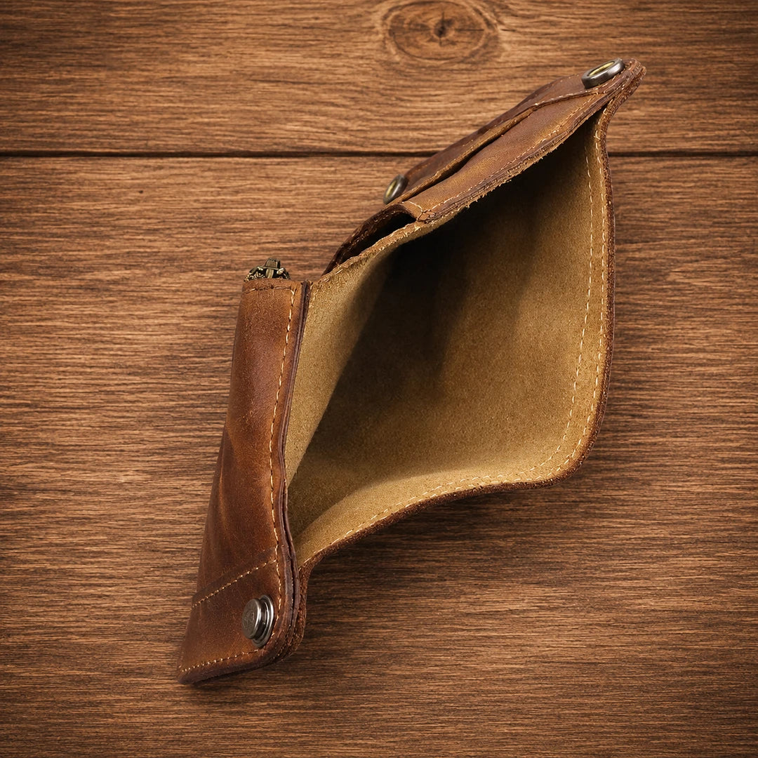 Vintage Leather Organizer Wallet