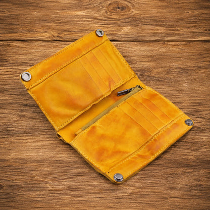 Vintage Leather Organizer Wallet