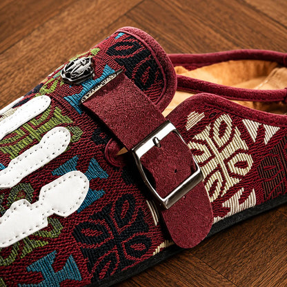 Vintage Pattern Loafers
