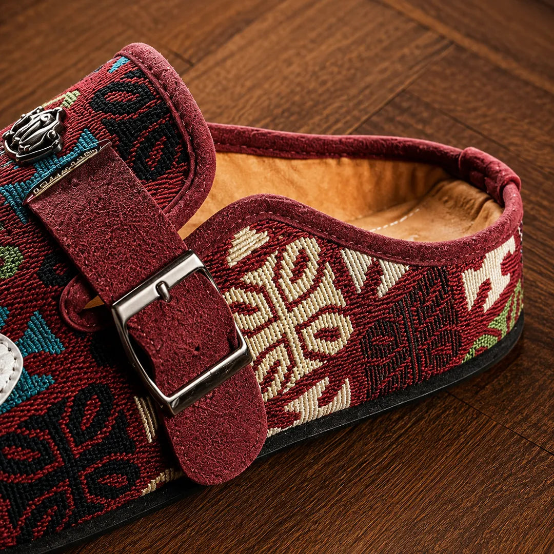 Vintage Pattern Loafers