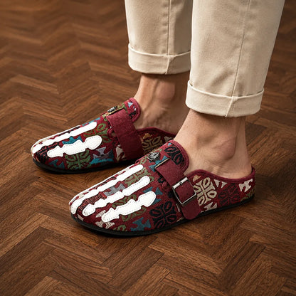 Vintage Pattern Loafers