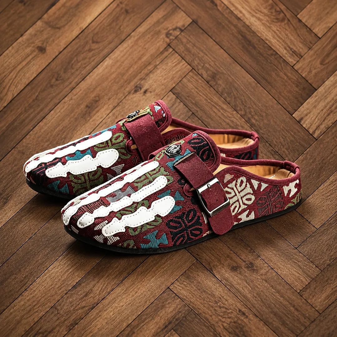 Vintage Pattern Loafers
