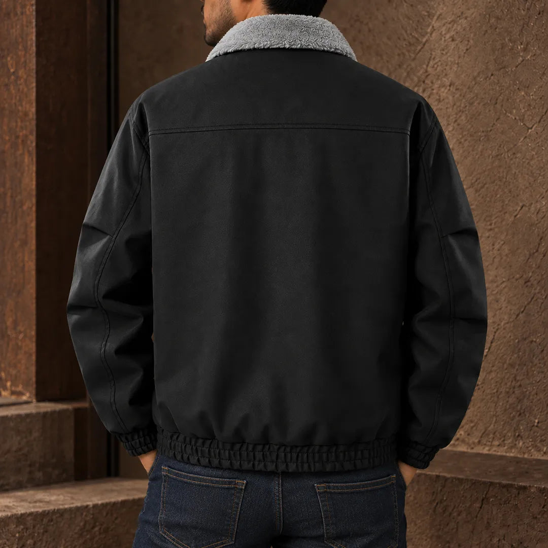Warm Collar Bomber Jacket