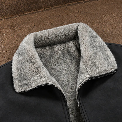 Warm Collar Bomber Jacket