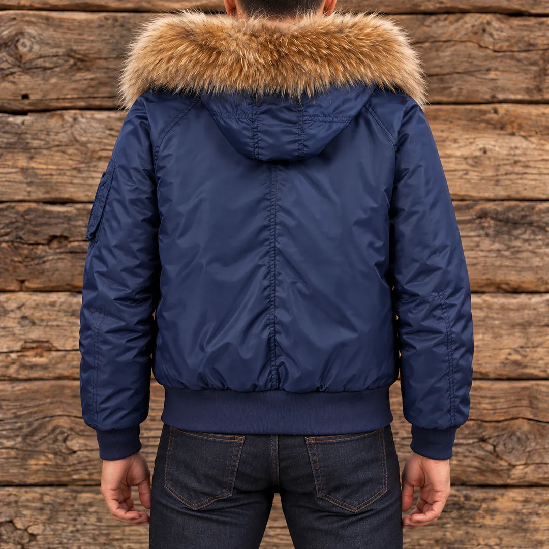 Warm Fur Bomber Jacket