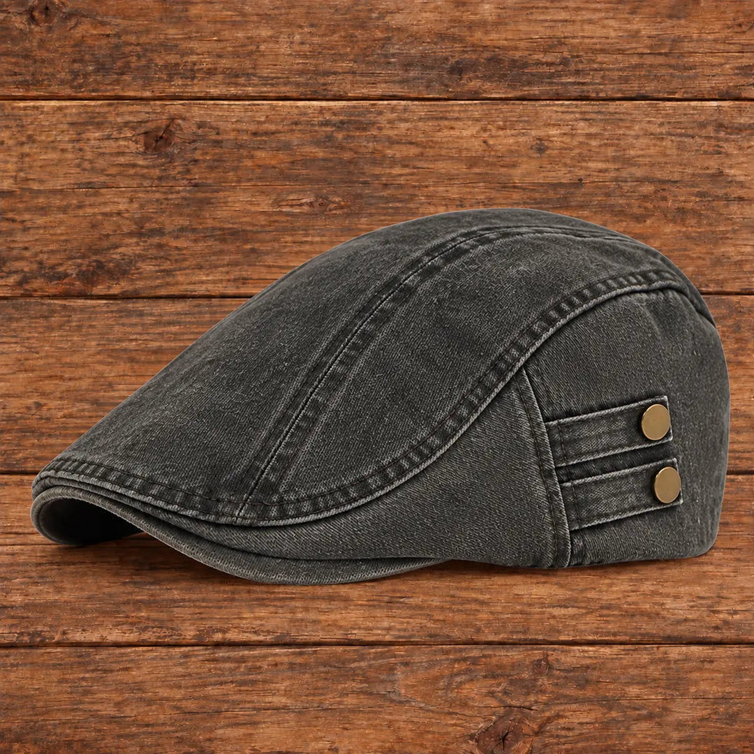 Washed Casual Flat Cap