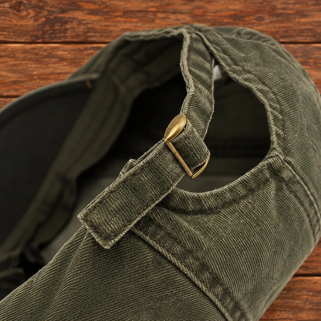 Washed Casual Flat Cap