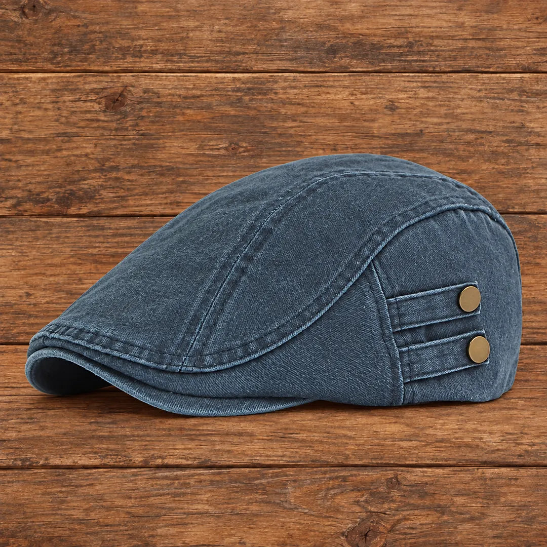 Washed Casual Flat Cap