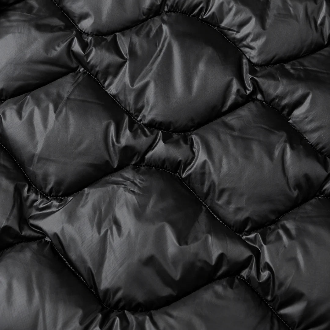 Wave Quilted Hooded Jacket