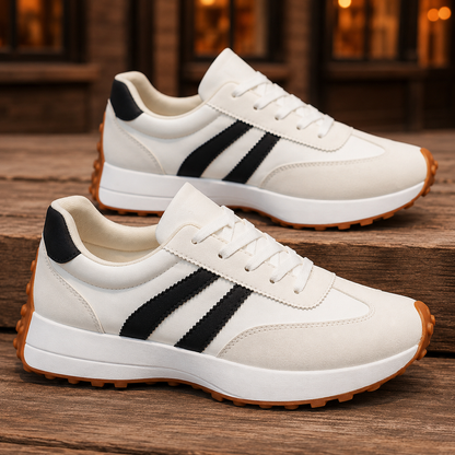 Double Stripe Casual Sneakers