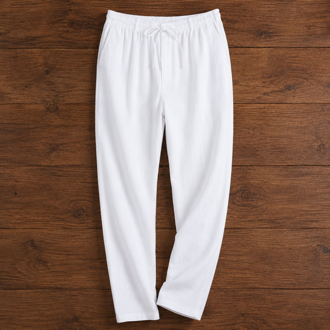 Drawstring Linen Trousers