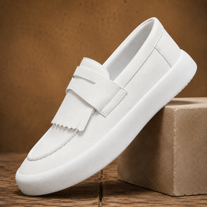 Smooth Leather Penny Loafers