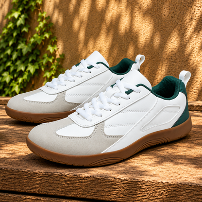 Leather Lace Casual Sneakers