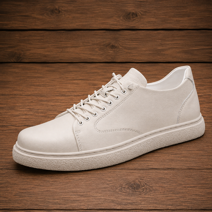 Low-Top Lace Court Sneakers