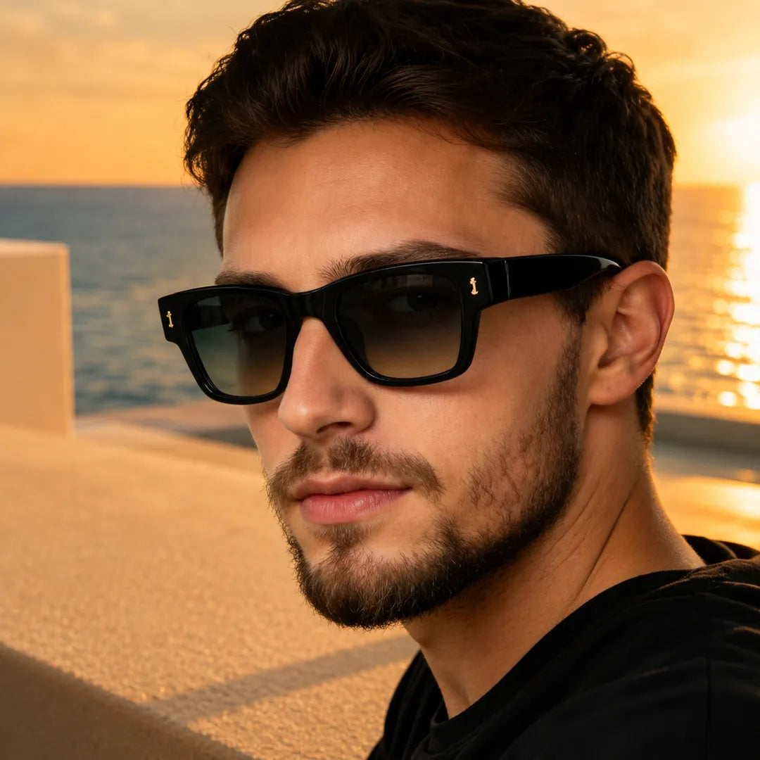 Wide Temple Sunglasses