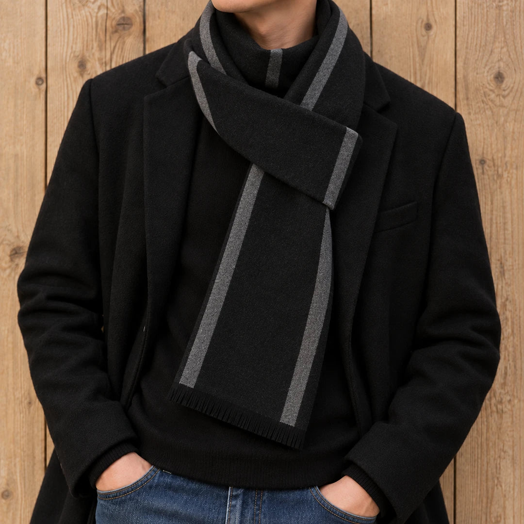 Woven Fringed Scarf