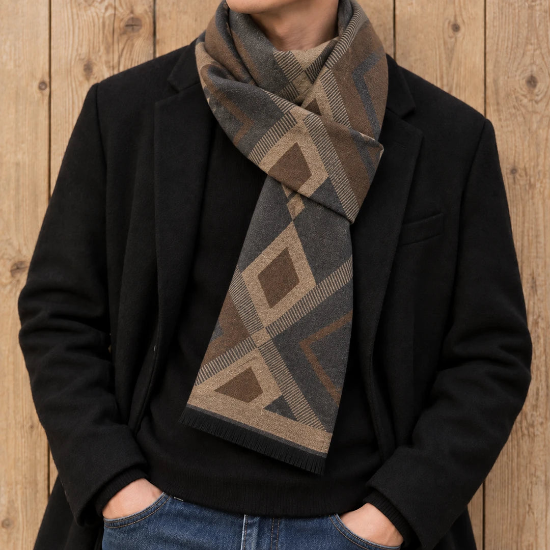 Woven Fringed Scarf