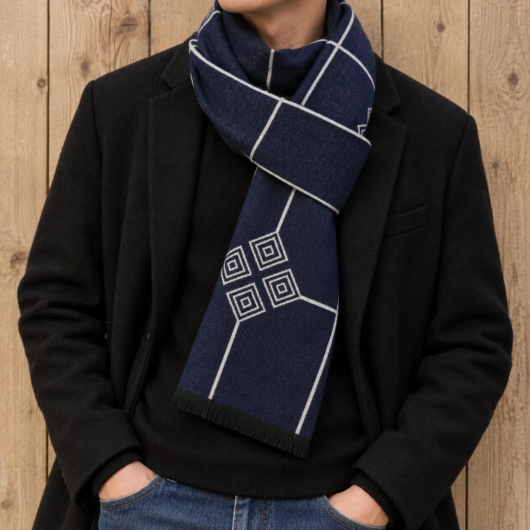 Woven Fringed Scarf