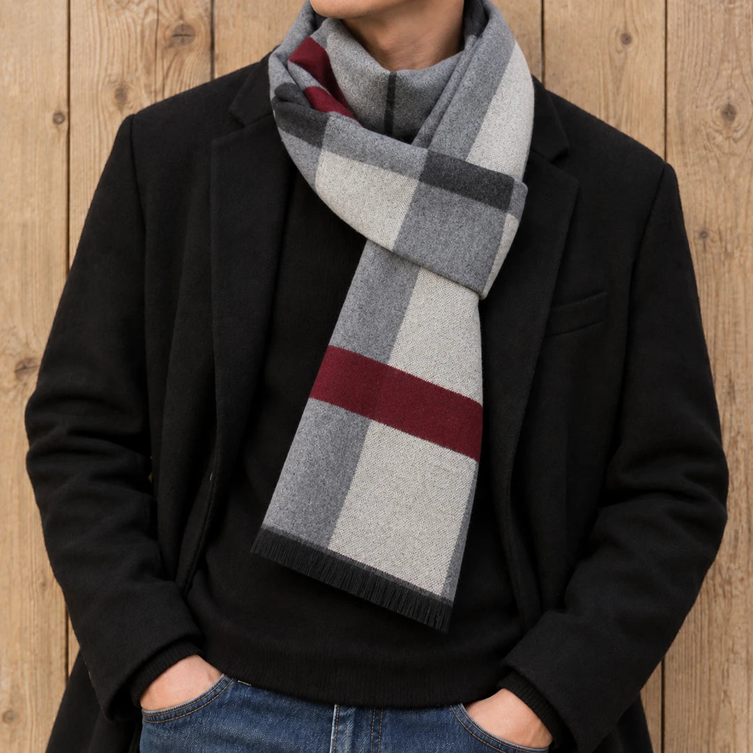 Woven Fringed Scarf