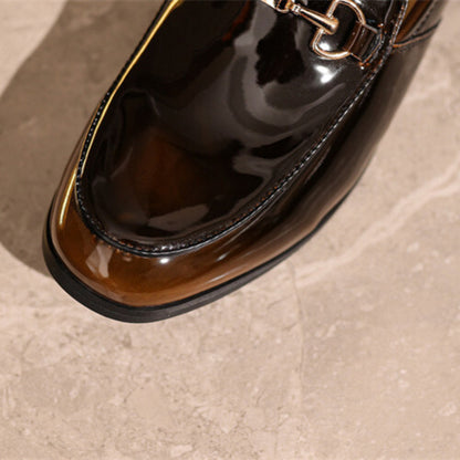 CLASSIC GRADIENT LEATHER LOAFERS