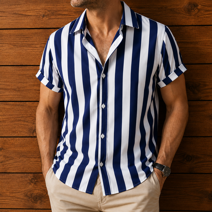 Striped Button Shirt