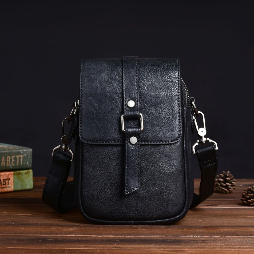 Cowhide Leather Crossbody Bag