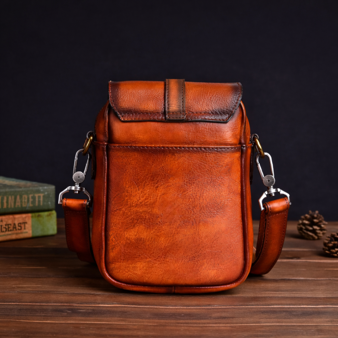 Cowhide Leather Crossbody Bag