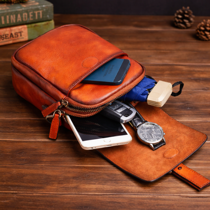 Cowhide Leather Crossbody Bag
