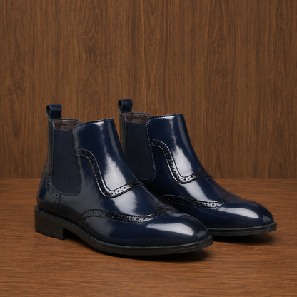 Wingtip Chelsea Boots