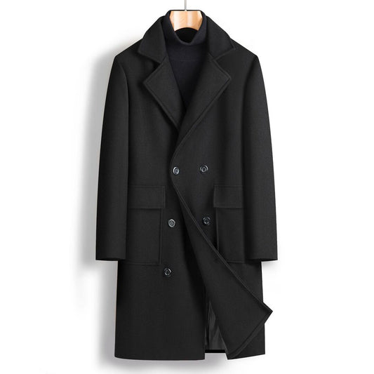 Classic Wool Mid-Length Coat