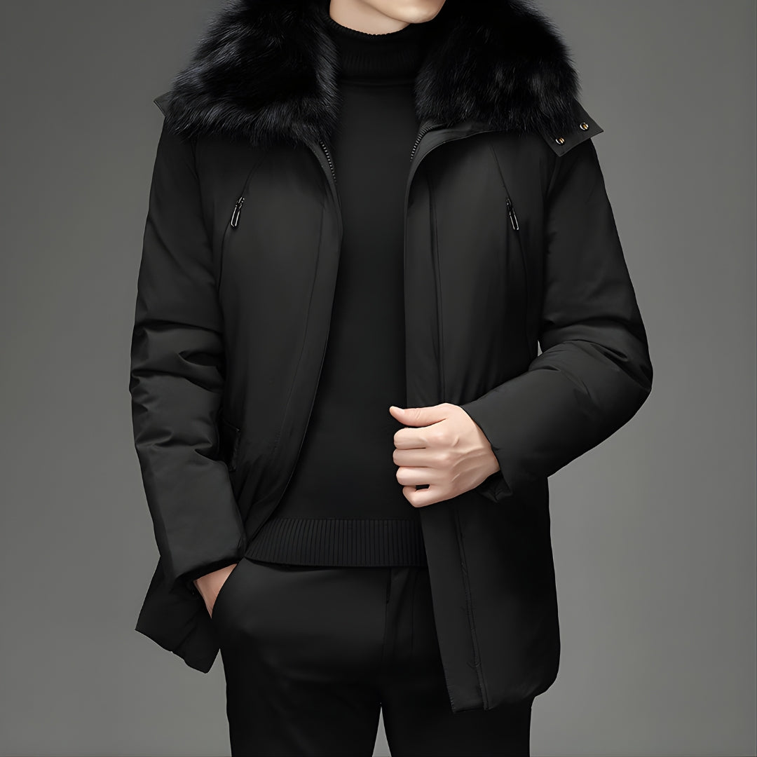 Fur Collar Down Coat