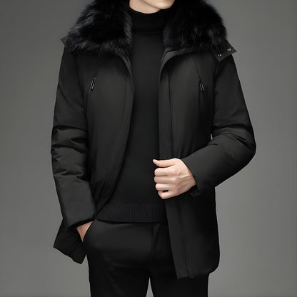 Fur Collar Down Coat