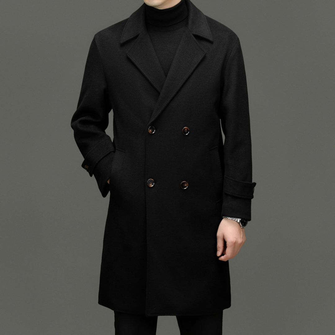 Classic Long Wool Overcoat