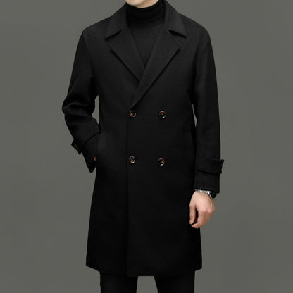 Classic Long Wool Overcoat