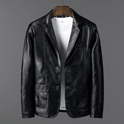 Luxurious Business Leather Jacket